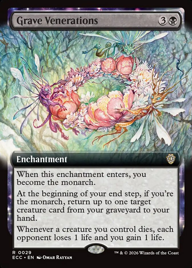 Grave Venerations  29/176 (Commander: Lorwyn Eclipsed)  - Extended Art | Good Games Adelaide SA