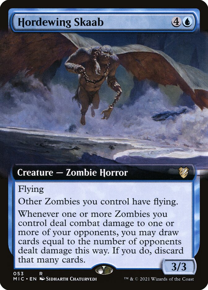 Hordewing Skaab Extended Art 53 (Commander: Innistrad: Midnight Hunt)  | Good Games Adelaide SA