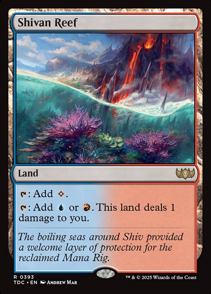Shivan Reef 393 (Commander: Tarkir: Dragonstorm)  | Good Games Adelaide SA