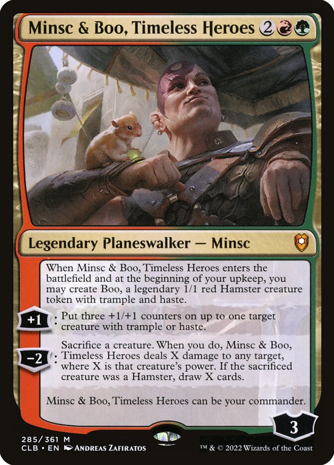 Minsc and Boo Timeless Heroes 285 (Commander Legends: Battle for Baldur's Gate)  - Foil | Good Games Adelaide SA
