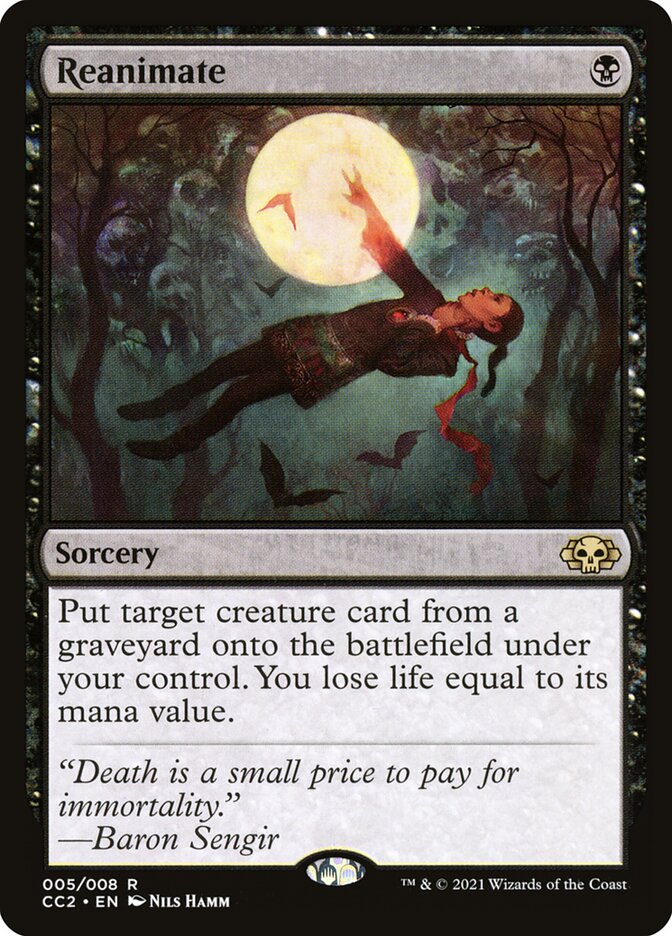 Reanimate 5 (Commander Collection: Black)  - Foil | Good Games Adelaide SA