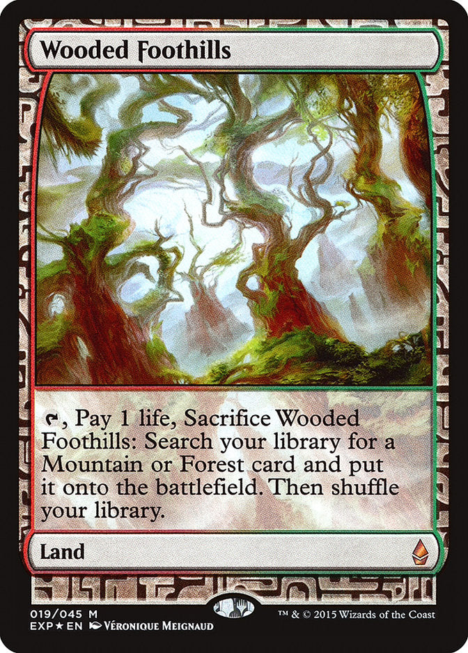 Wooded Foothills 19 (Zendikar Expeditions)  - Foil | Good Games Adelaide SA