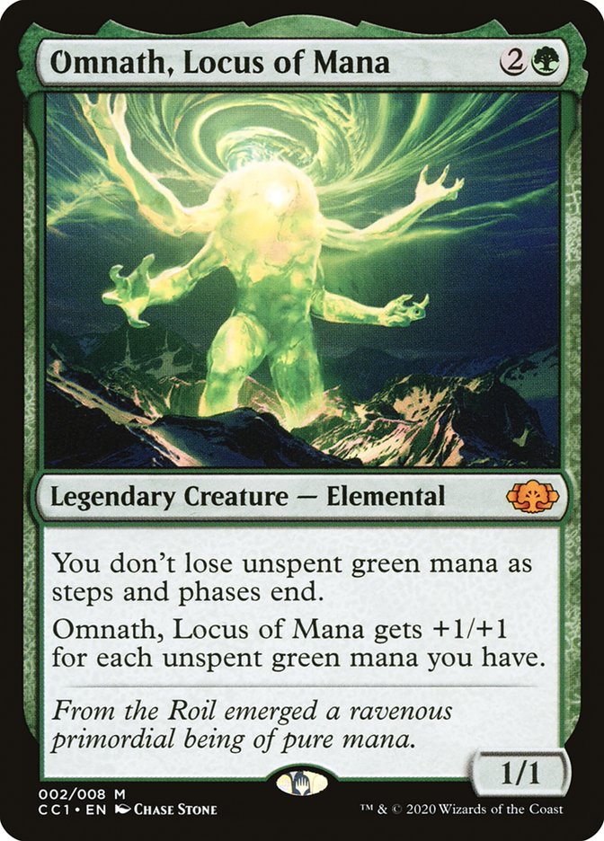Omnath, Locus of Mana 2 (Commander Collection: Green)  - Foil | Good Games Adelaide SA