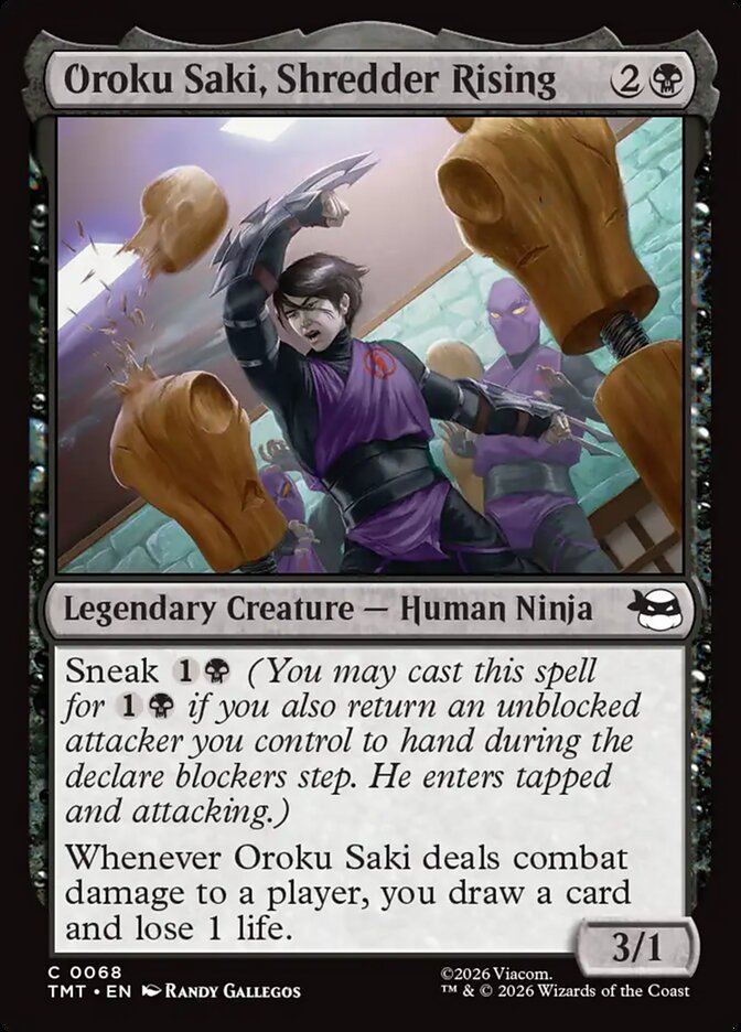 Oroku Saki Shredder Rising 68 (Teenage Mutant Ninja Turtles)  | Good Games Adelaide SA