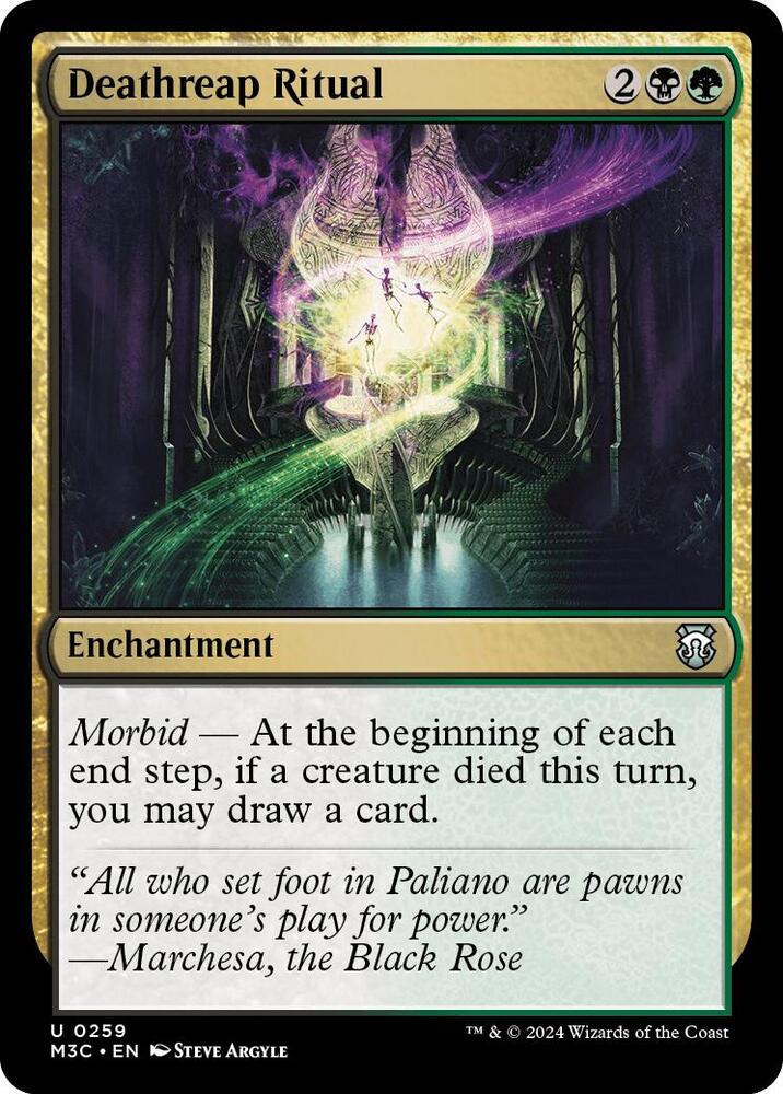 Deathreap Ritual 259/411 (Commander: Modern Horizons 3)  - Ripple Foil | Good Games Adelaide SA