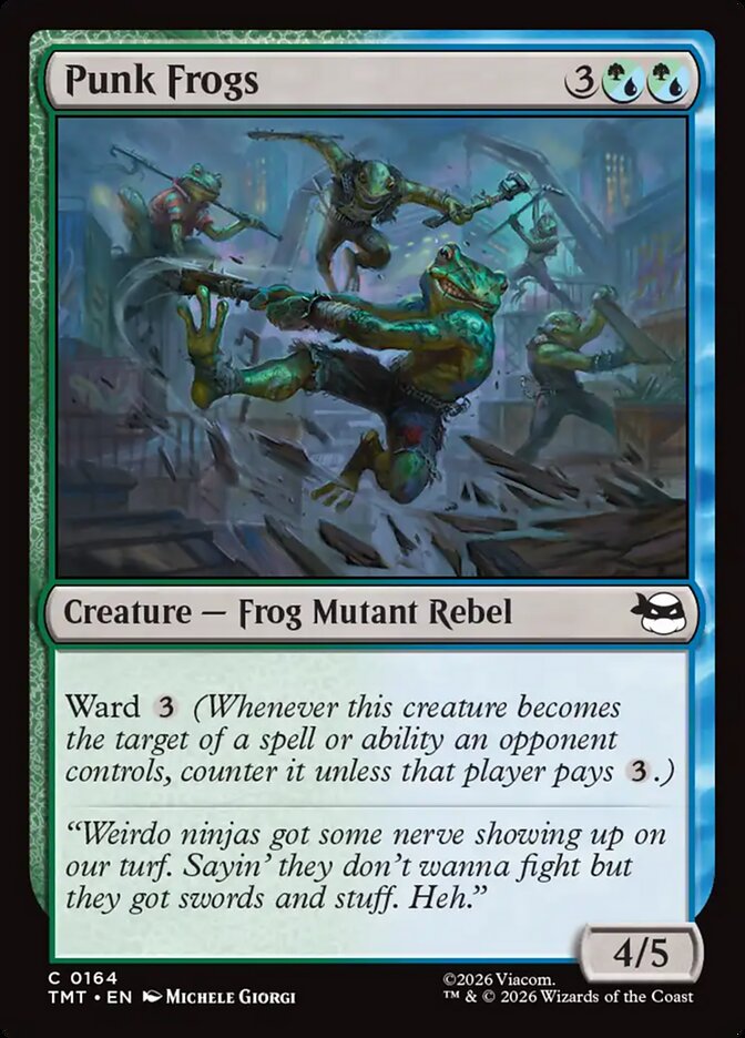 Punk Frogs 164 (Teenage Mutant Ninja Turtles)  - Foil | Good Games Adelaide SA