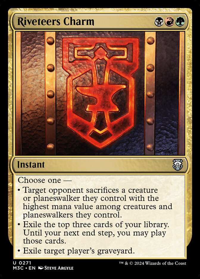Riveteers Charm 271 (Commander: Modern Horizons 3)  | Good Games Adelaide SA