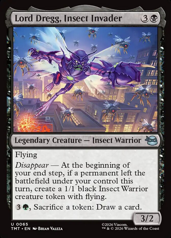 Lord Dregg, Insect Invader 65 (Teenage Mutant Ninja Turtles)  - Foil | Good Games Adelaide SA