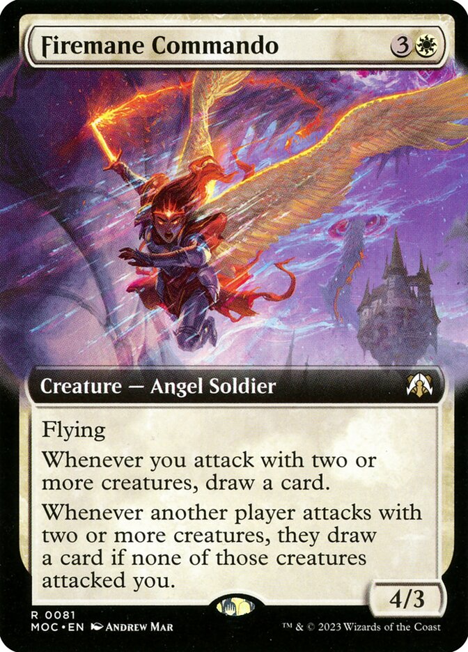 Firemane Commando 81 (Commander: March of the Machine)  - Extended Art | Good Games Adelaide SA