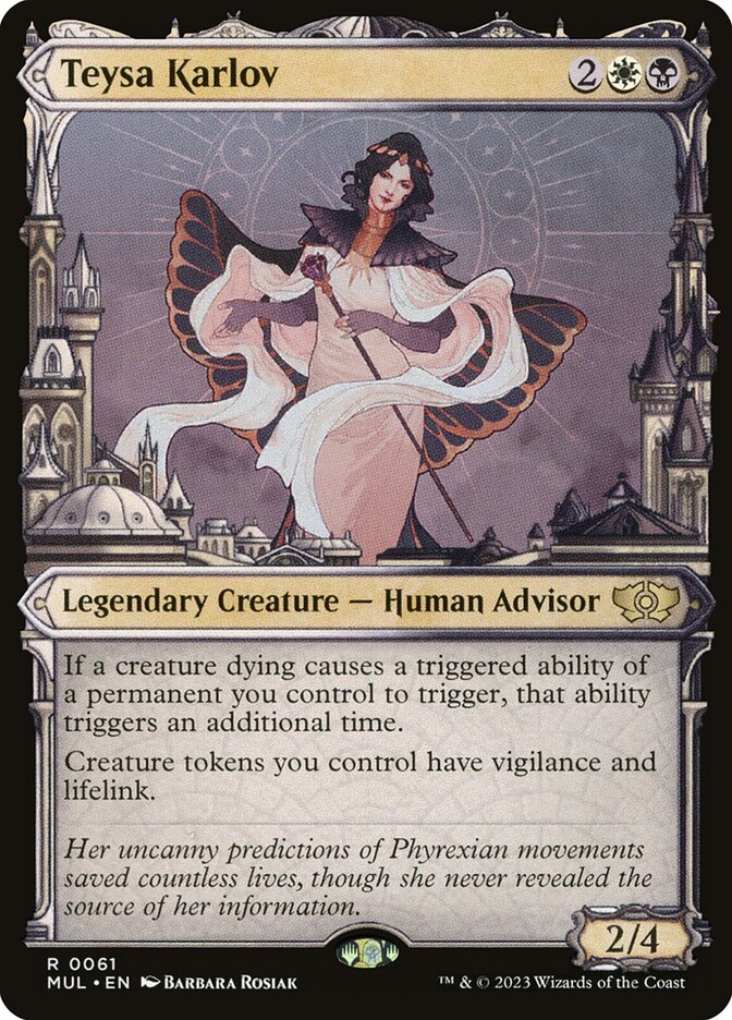 Teysa Karlov 61 (March of the Machine: Multiverse Legends)  - Showcase Foil | Good Games Adelaide SA