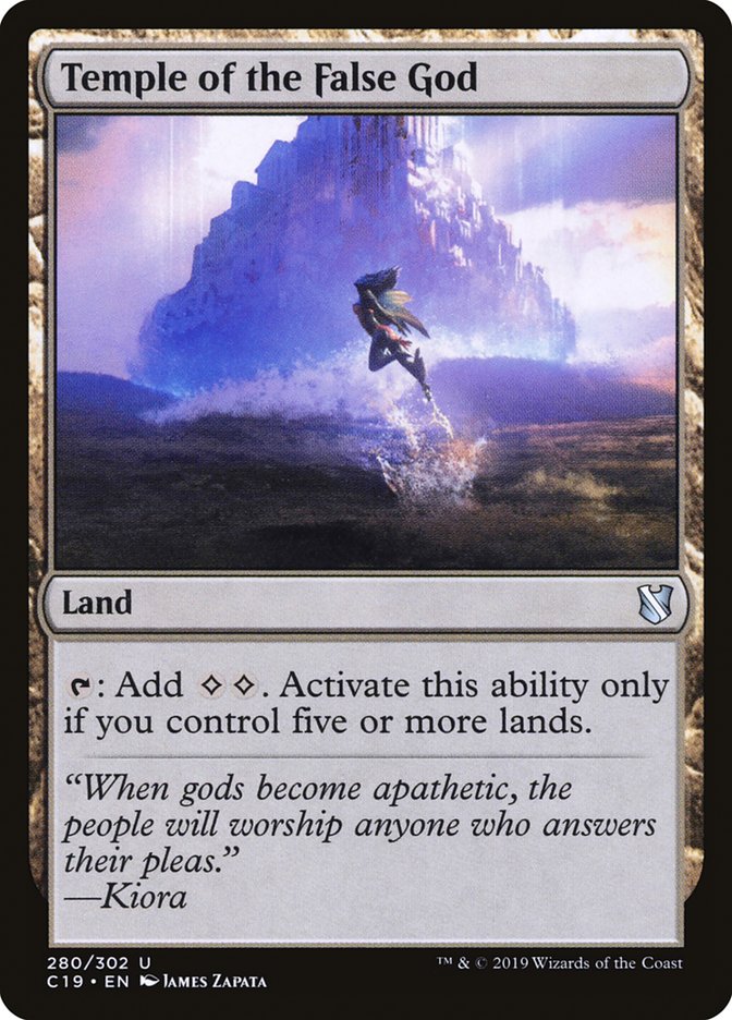 Temple of the False God 280 (Commander 2019)  | Good Games Adelaide SA