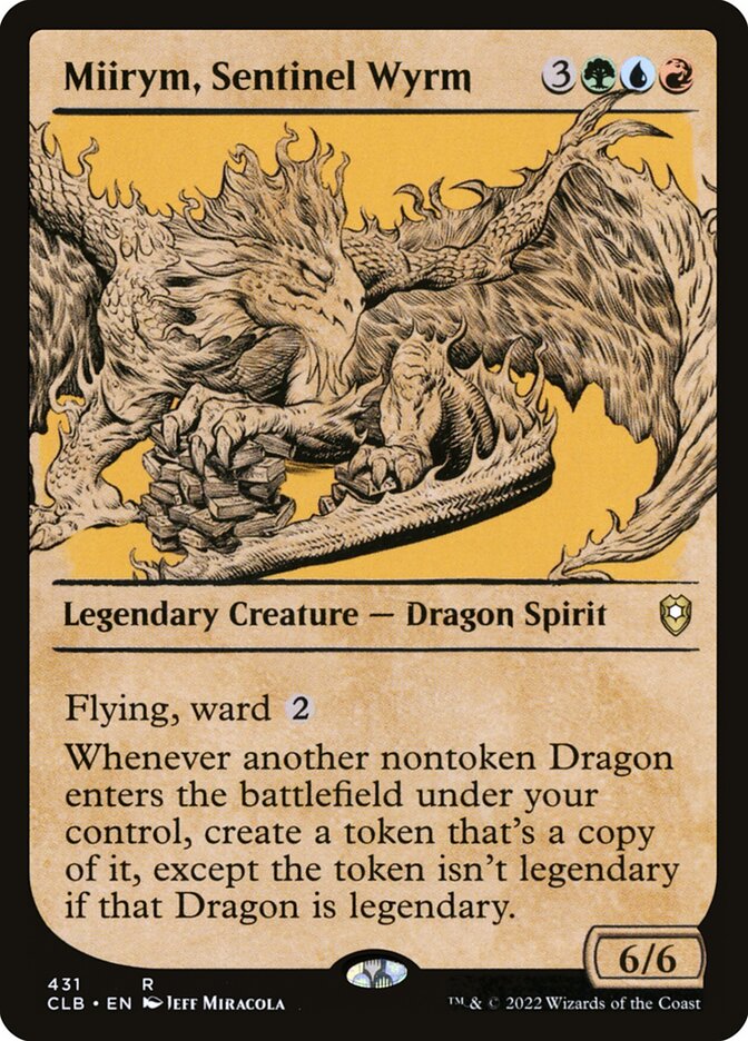 Miirym, Sentinel Wyrm 431 (Commander Legends: Battle for Baldur's Gate)  - Foil | Good Games Adelaide SA