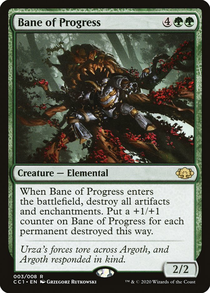 Bane of Progress 3 (Commander Collection: Green)  - Foil | Good Games Adelaide SA