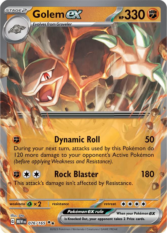 Golem ex 076/165 (SV: Scarlet & Violet 151)  - Holofoil | Good Games Adelaide SA