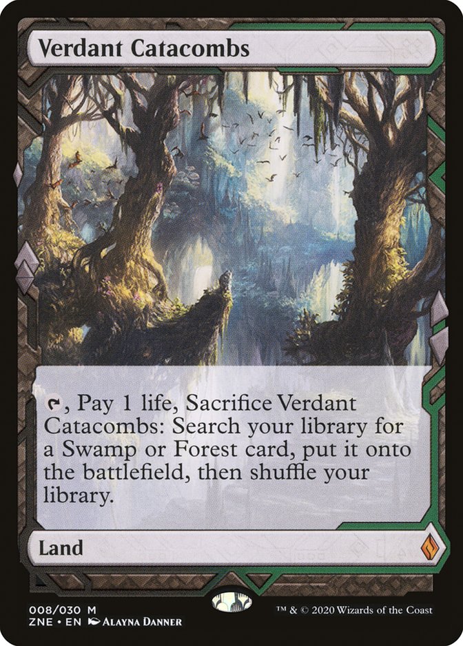 Verdant Catacombs 8 (Zendikar Rising Expeditions)  - Foil | Good Games Adelaide SA
