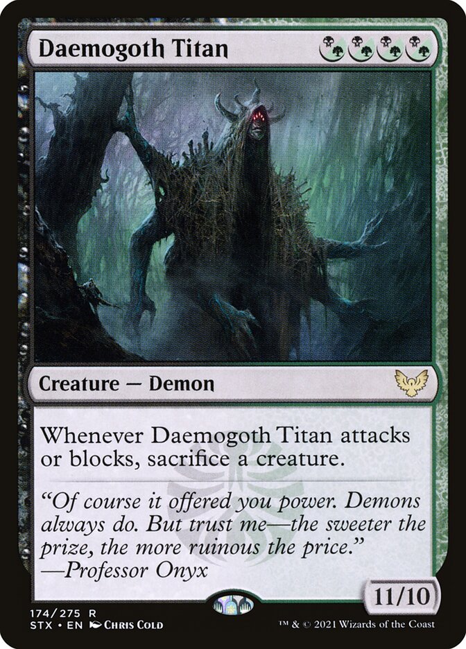 Daemogoth Titan 174 (Strixhaven: School of Mages)  | Good Games Adelaide SA