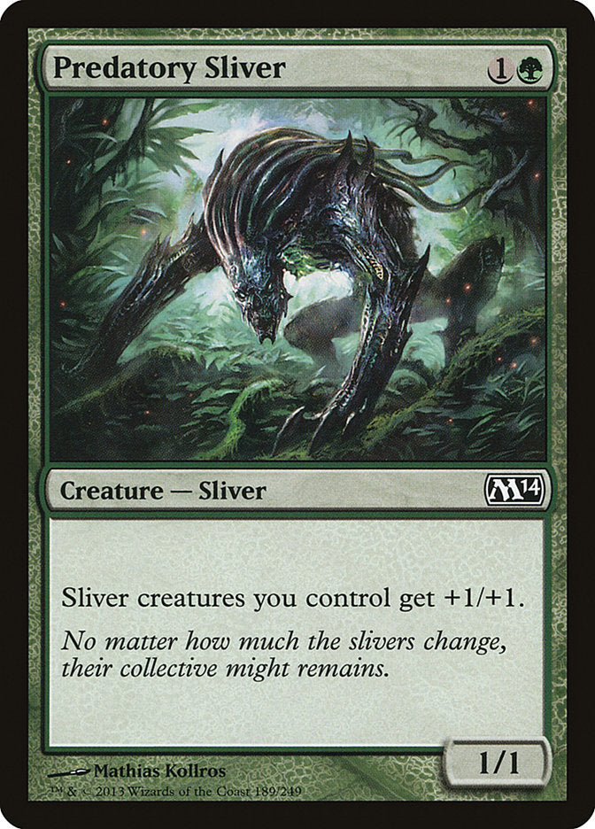 Predatory Sliver 189 (Magic 2014 (M14))  | Good Games Adelaide SA