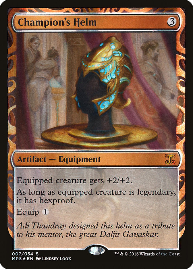 Champion's Helm 7 (Masterpiece Series: Kaladesh Inventions)  - Foil | Good Games Adelaide SA