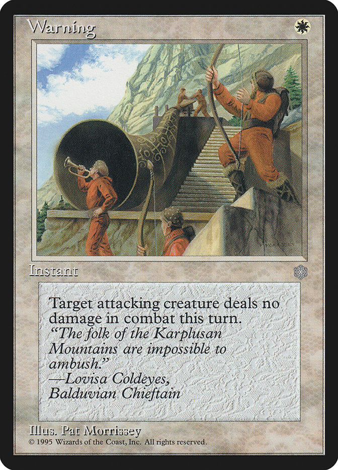 Warning  (Ice Age)  | Good Games Adelaide SA