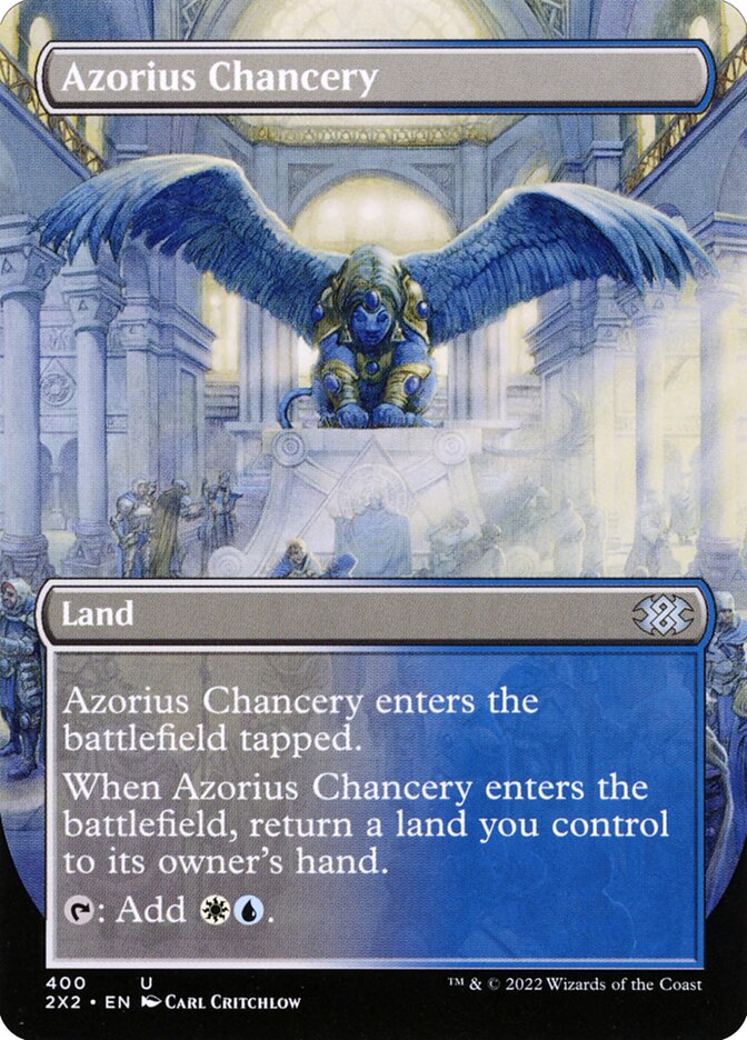 Azorius Chancery Borderless 400 (Double Masters 2022)  | Good Games Adelaide SA