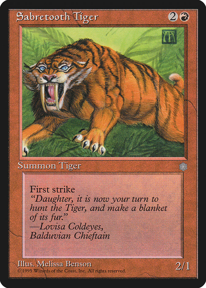 Sabretooth Tiger  (Ice Age)  | Good Games Adelaide SA