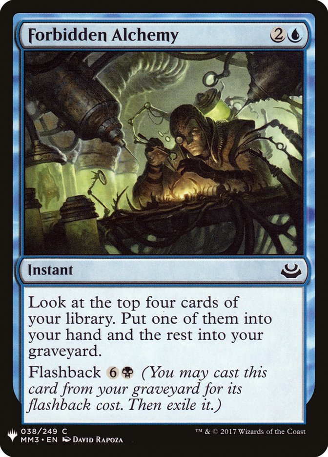 Forbidden Alchemy 38 (The List Reprints)  | Good Games Adelaide SA