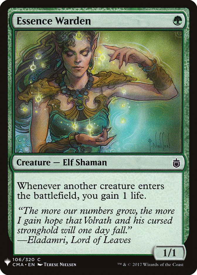 Essence Warden 106 (The List Reprints)  | Good Games Adelaide SA