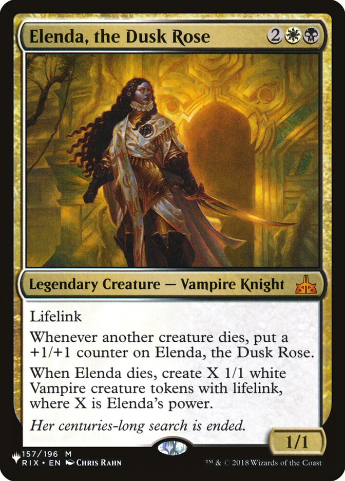 Elenda, the Dusk Rose 157/196 (The List Reprints)  | Good Games Adelaide SA