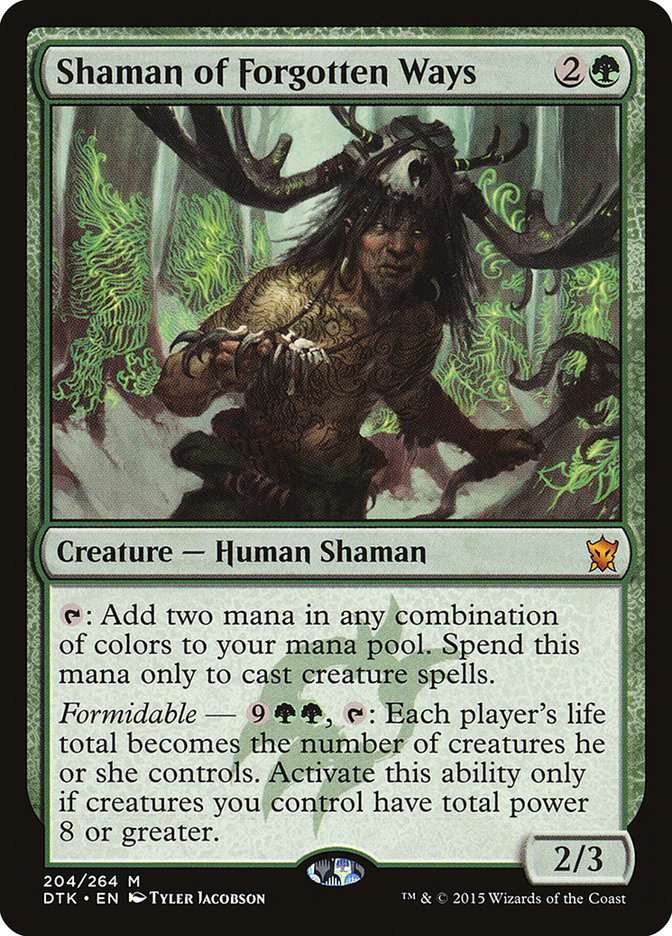 Shaman of Forgotten Ways 204 (Dragons of Tarkir)  | Good Games Adelaide SA