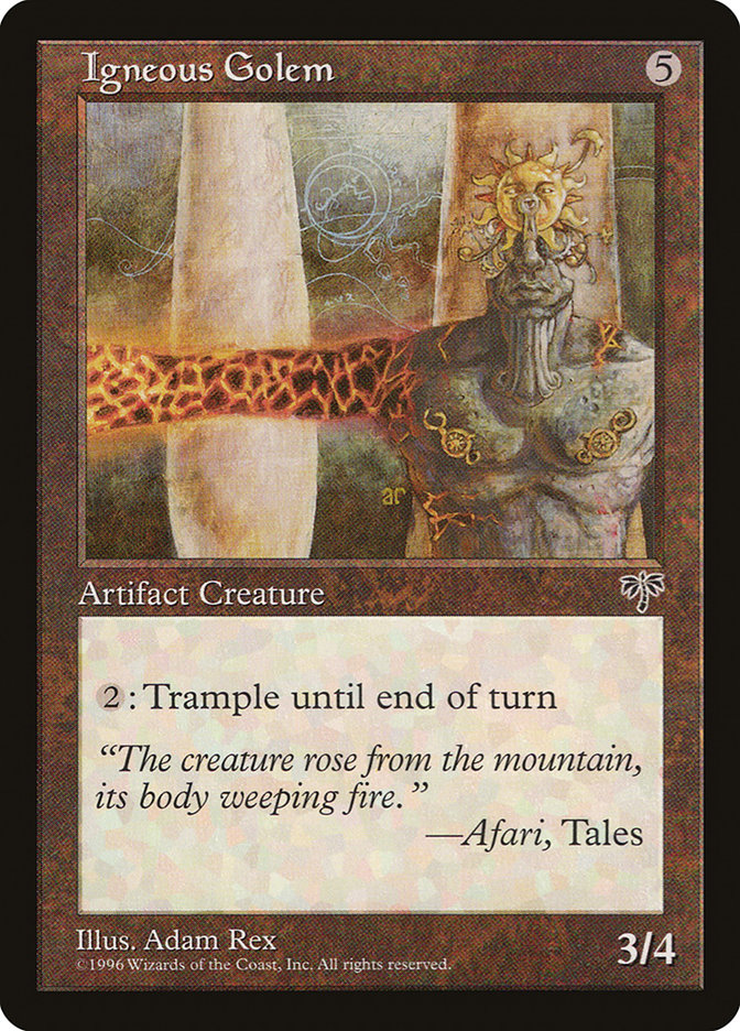 Igneous Golem  (Mirage)  | Good Games Adelaide SA