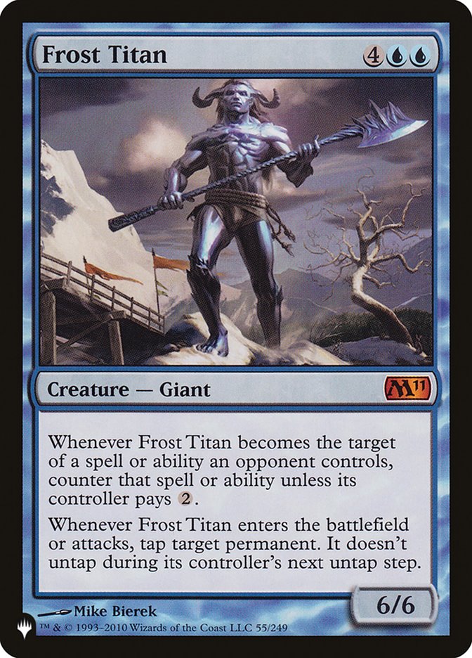 Frost Titan 55/249 (The List Reprints)  | Good Games Adelaide SA