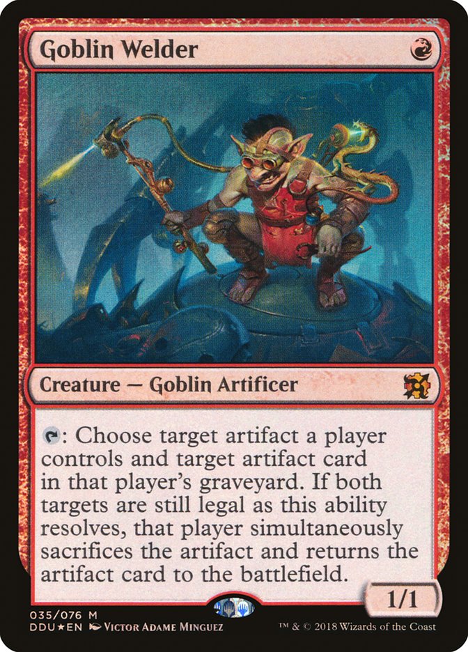 Goblin Welder 35/76 (Duel Decks: Elves vs. Inventors)  - Foil | Good Games Adelaide SA