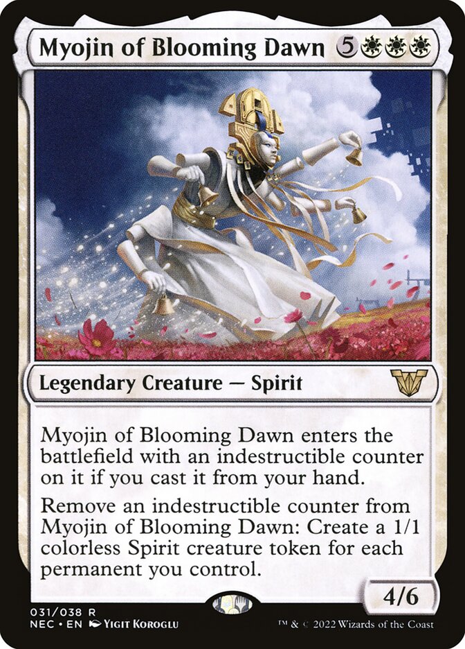 Myojin of Blooming Dawn 31 (Commander: Kamigawa: Neon Dynasty)  | Good Games Adelaide SA