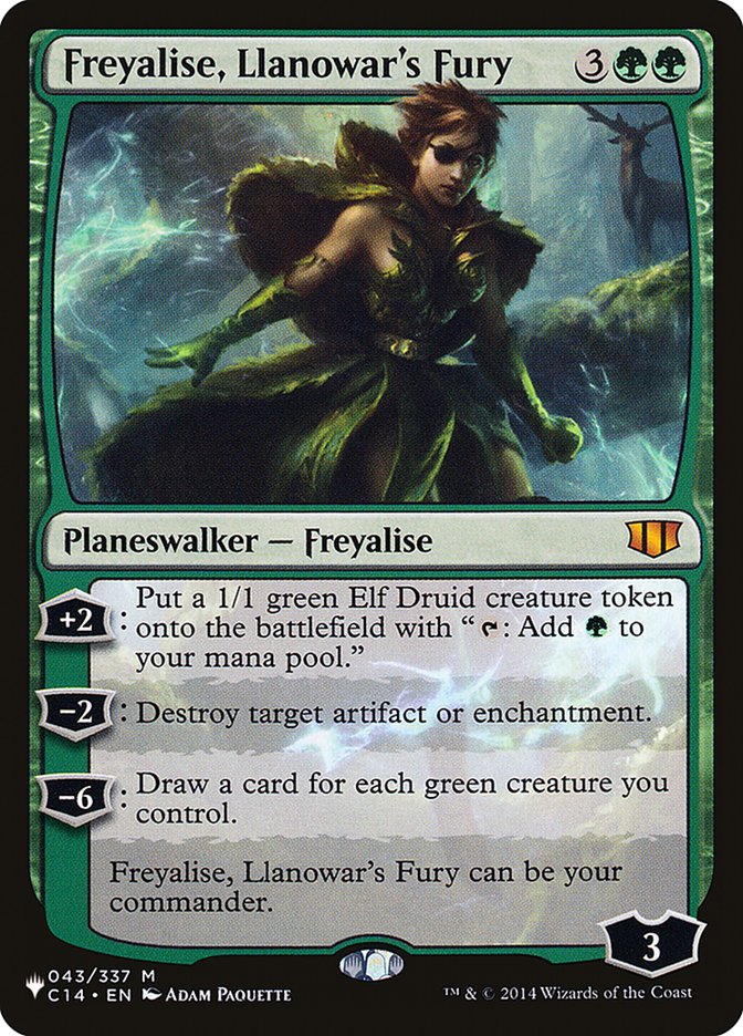 Freyalise Llanowars Fury 043/337 (The List Reprints)  | Good Games Adelaide SA