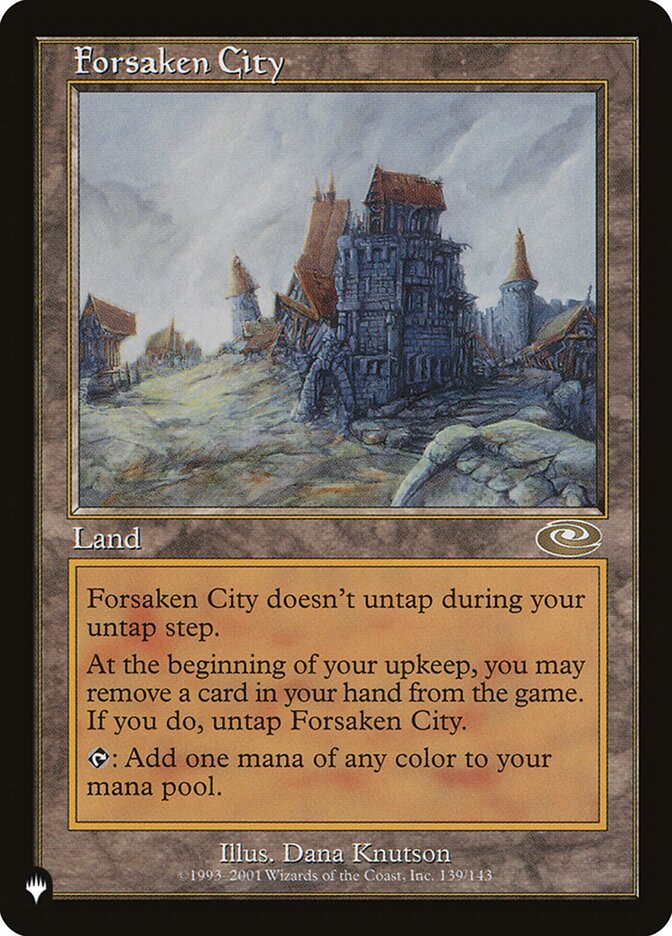Forsaken City 139/143 (The List Reprints)  | Good Games Adelaide SA
