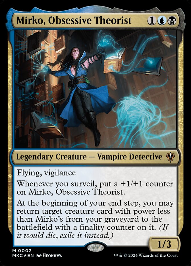 Mirko, Obsessive Theorist 2 (Commander: Murders at Karlov Manor)  - Foil | Good Games Adelaide SA