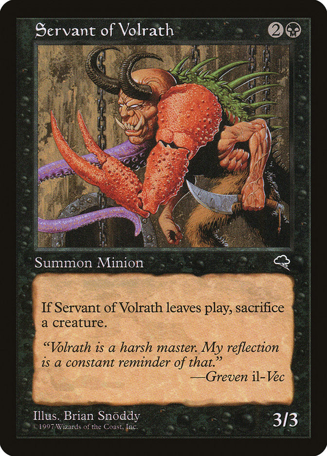 Servant of Volrath 156 (Tempest)  | Good Games Adelaide SA