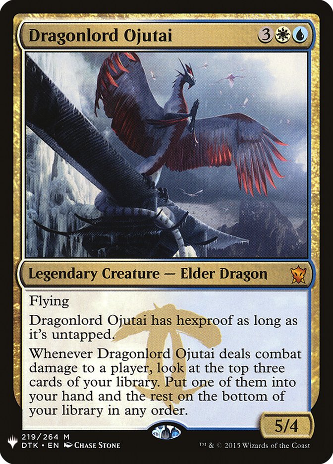 Dragonlord Ojutai 219/264 (The List Reprints)  | Good Games Adelaide SA