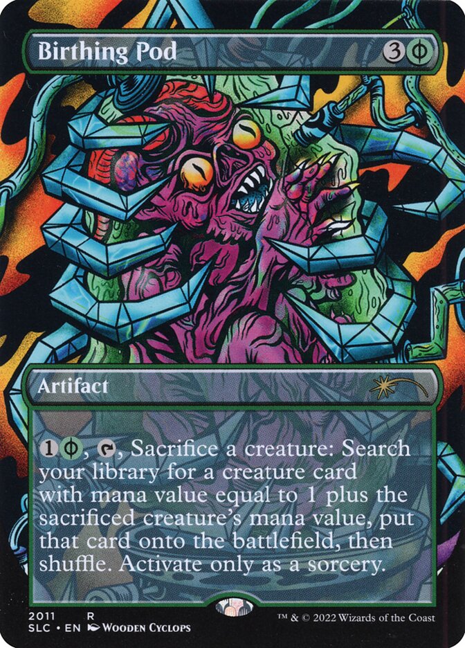 Birthing Pod 2011 (Secret Lair Countdown Kit)  - Borderless Foil | Good Games Adelaide SA