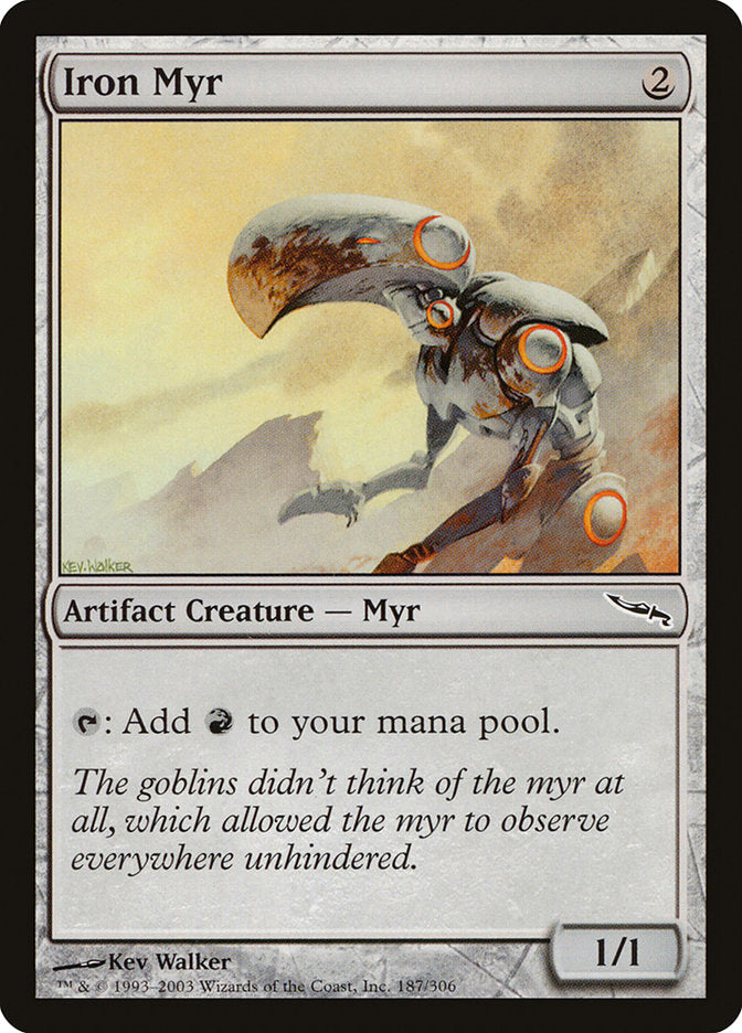 Iron Myr 187 (Mirrodin)  - Foil | Good Games Adelaide SA