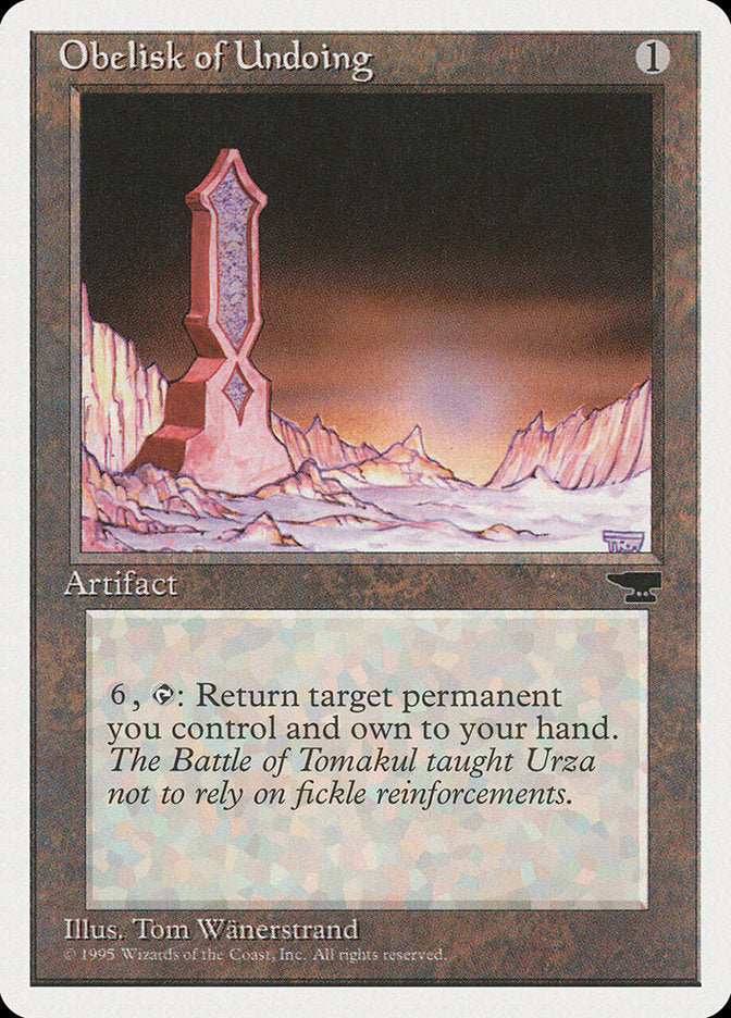 Obelisk of Undoing  (Chronicles)  | Good Games Adelaide SA