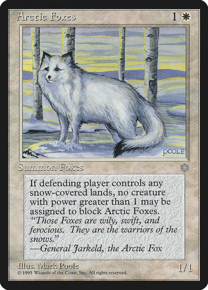 Arctic Foxes  (Ice Age)  | Good Games Adelaide SA