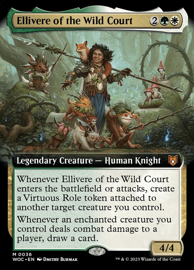 Ellivere of the Wild Court 36 (Commander: Wilds of Eldraine)  | Good Games Adelaide SA