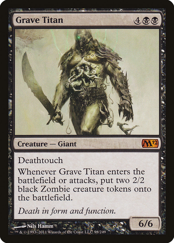 Grave Titan 98 (Magic 2012 (M12))  | Good Games Adelaide SA