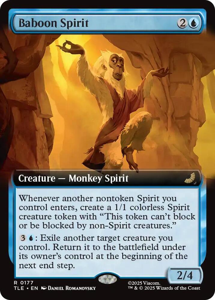 Baboon Spirit Extended Art 177 (Avatar: The Last Airbender: Eternal-Legal)  | Good Games Adelaide SA