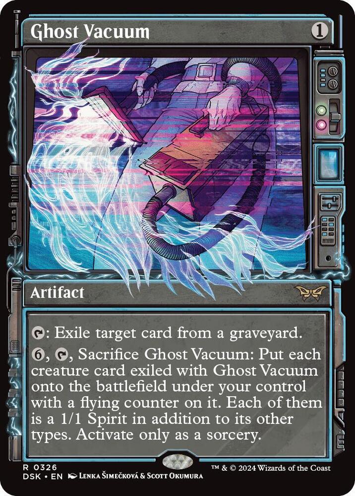 Ghost Vacuum Showcase 326 (Duskmourn: House of Horror)  - Showcase Foil | Good Games Adelaide SA