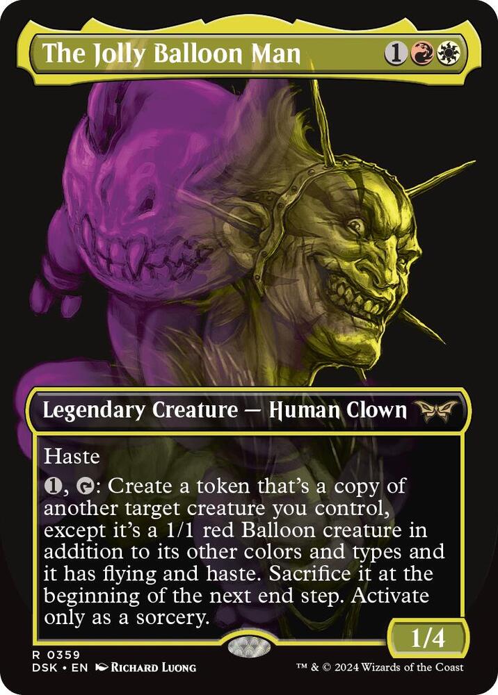 The Jolly Balloon Man 359 (Duskmourn: House of Horror)  - Foil | Good Games Adelaide SA
