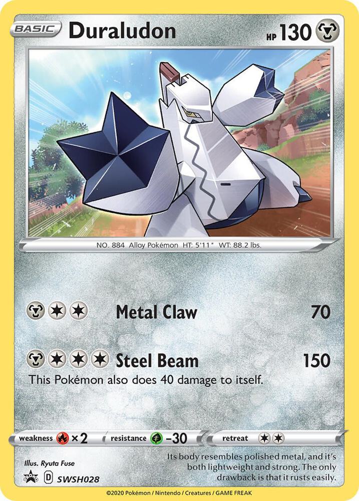 Duraludon SWSH028 (SWSH: Sword & Shield Promo Cards)  - Holofoil | Good Games Adelaide SA