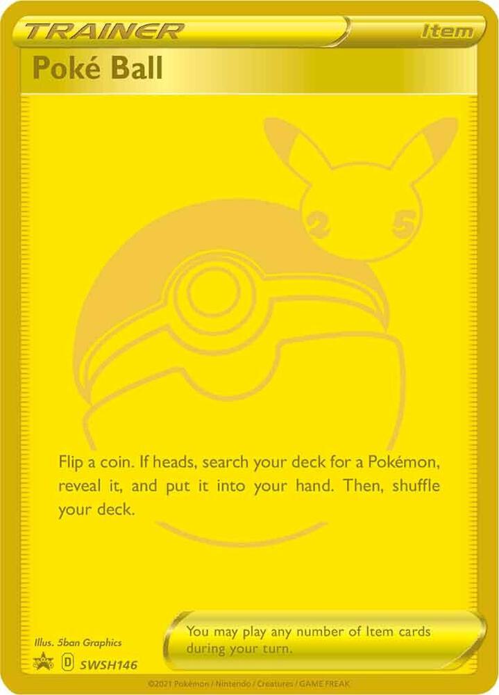 Poke Ball SWSH146 (SWSH: Sword & Shield Promo Cards)  - Holofoil | Good Games Adelaide SA