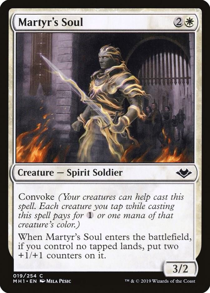 Martyr's Soul 19 (Modern Horizons)  - Foil | Good Games Adelaide SA